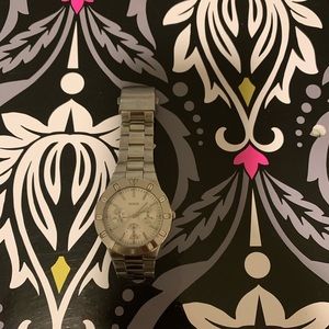 Guess silver watch Xs wrist